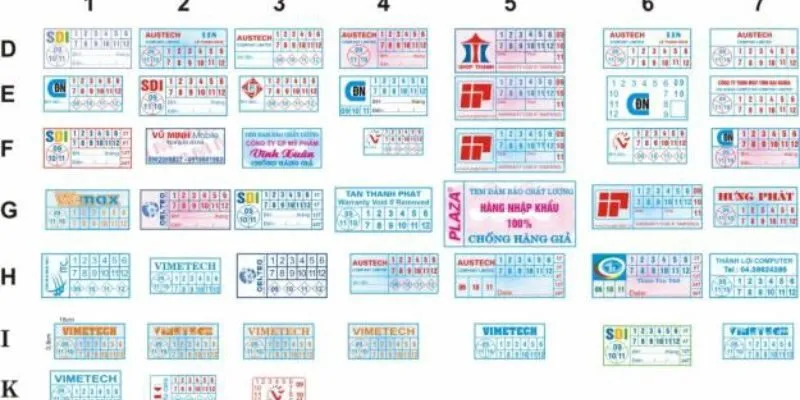 Một số lưu ý khi in tem nhãn decal